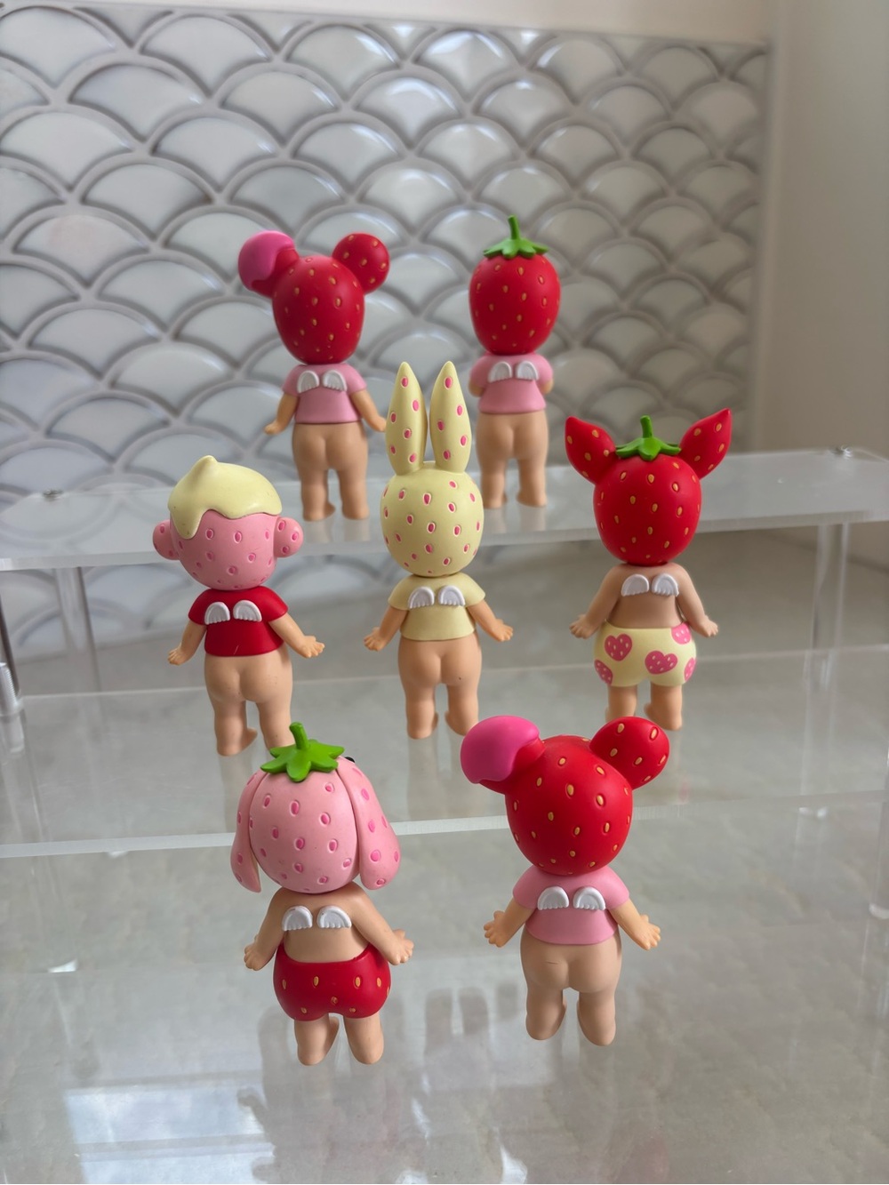 Sonny Angel Strawberry Love Series - full set plus one (lot of 7) - Picture 3 of 6